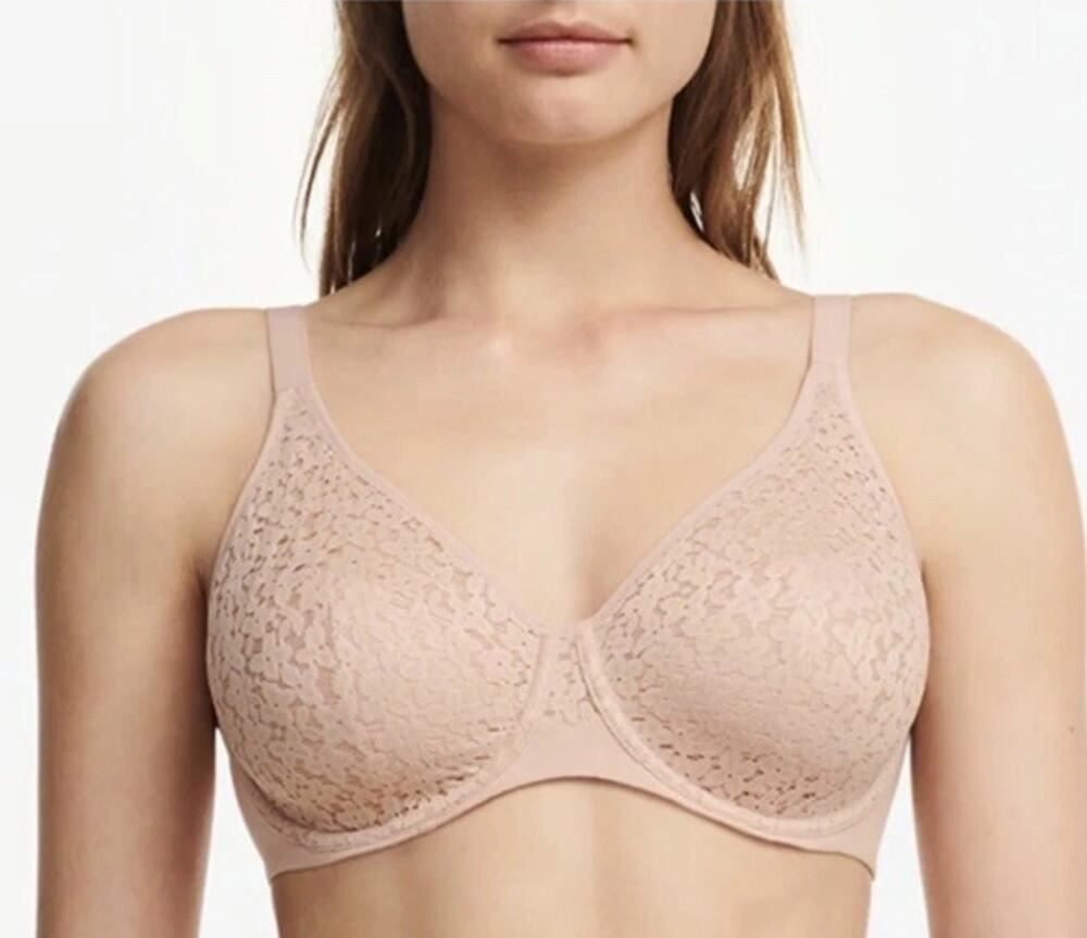 Chantelle NORAH 32DDDD SEAMLESS COMFORT Super Soft BRA Nude Underwire 13F1 NWT